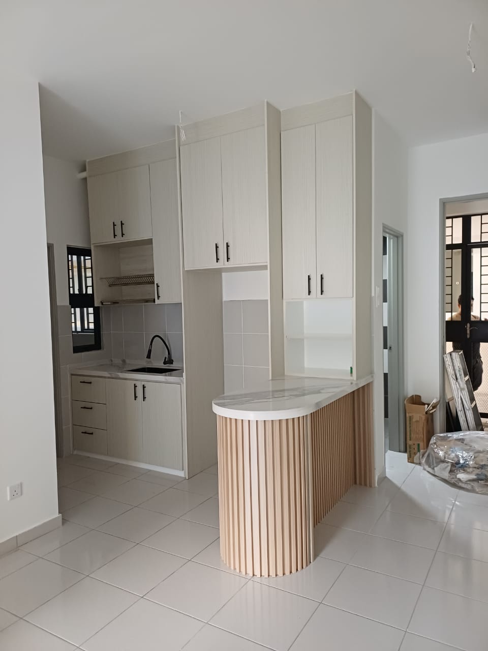 Modern custom kitchen cabinet project in Bukit Tinggi