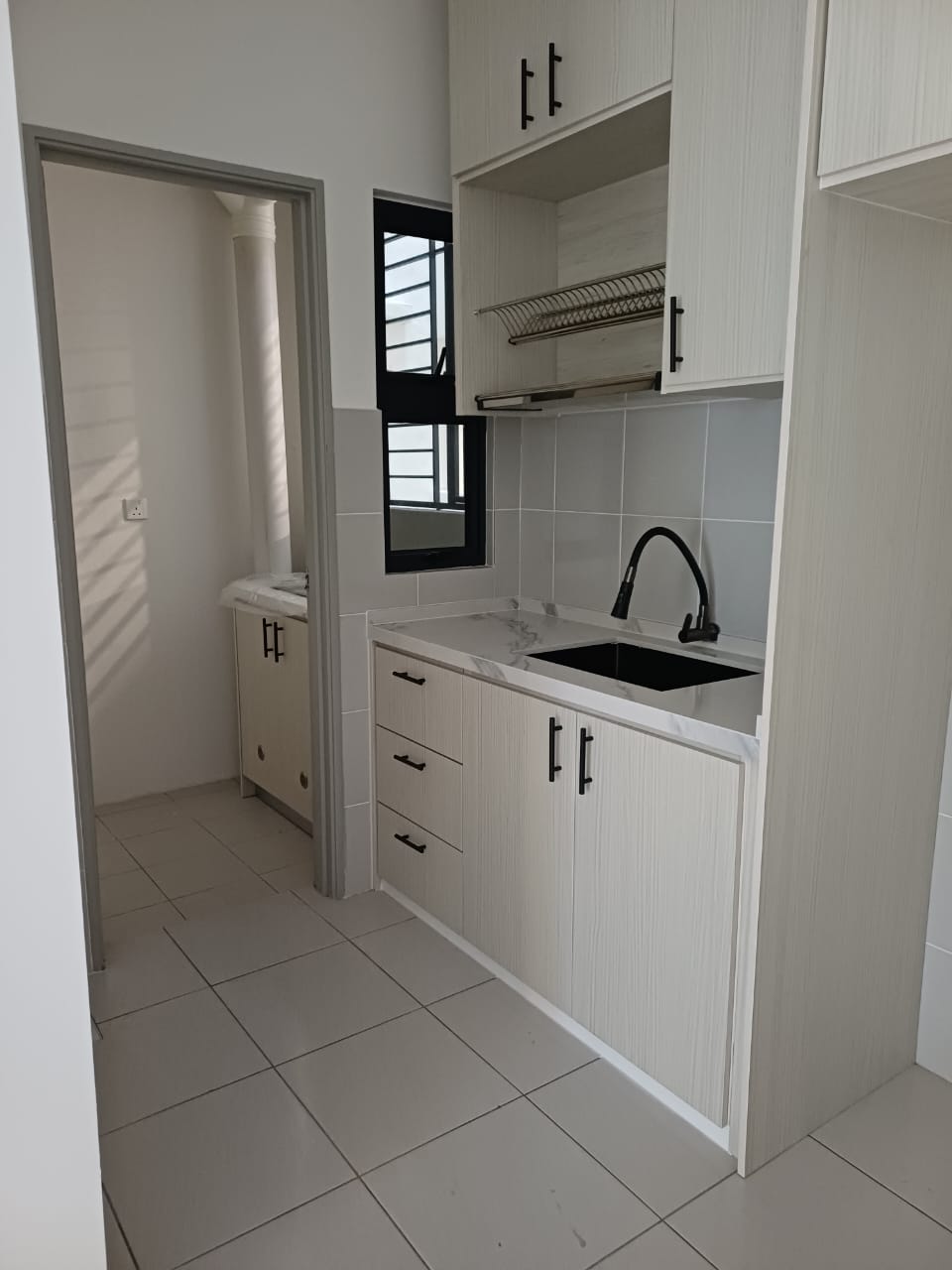 Custom storage kitchen cabinet in Bukit Tinggi